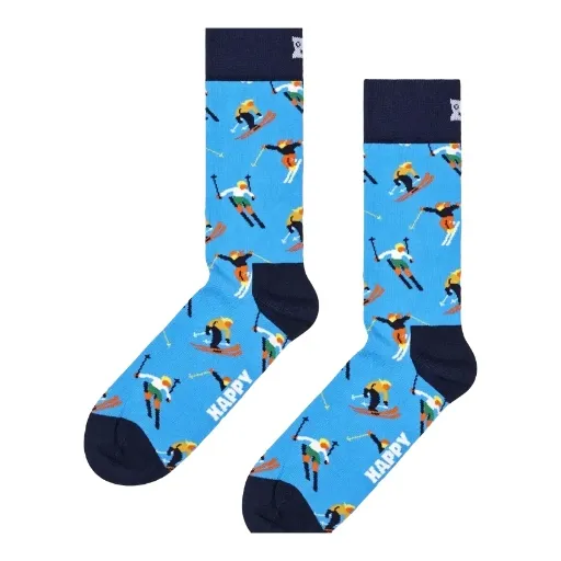 -HAPPY SOCKS 2-Pack Skiing Chalet Gift Set 41-46 P001853