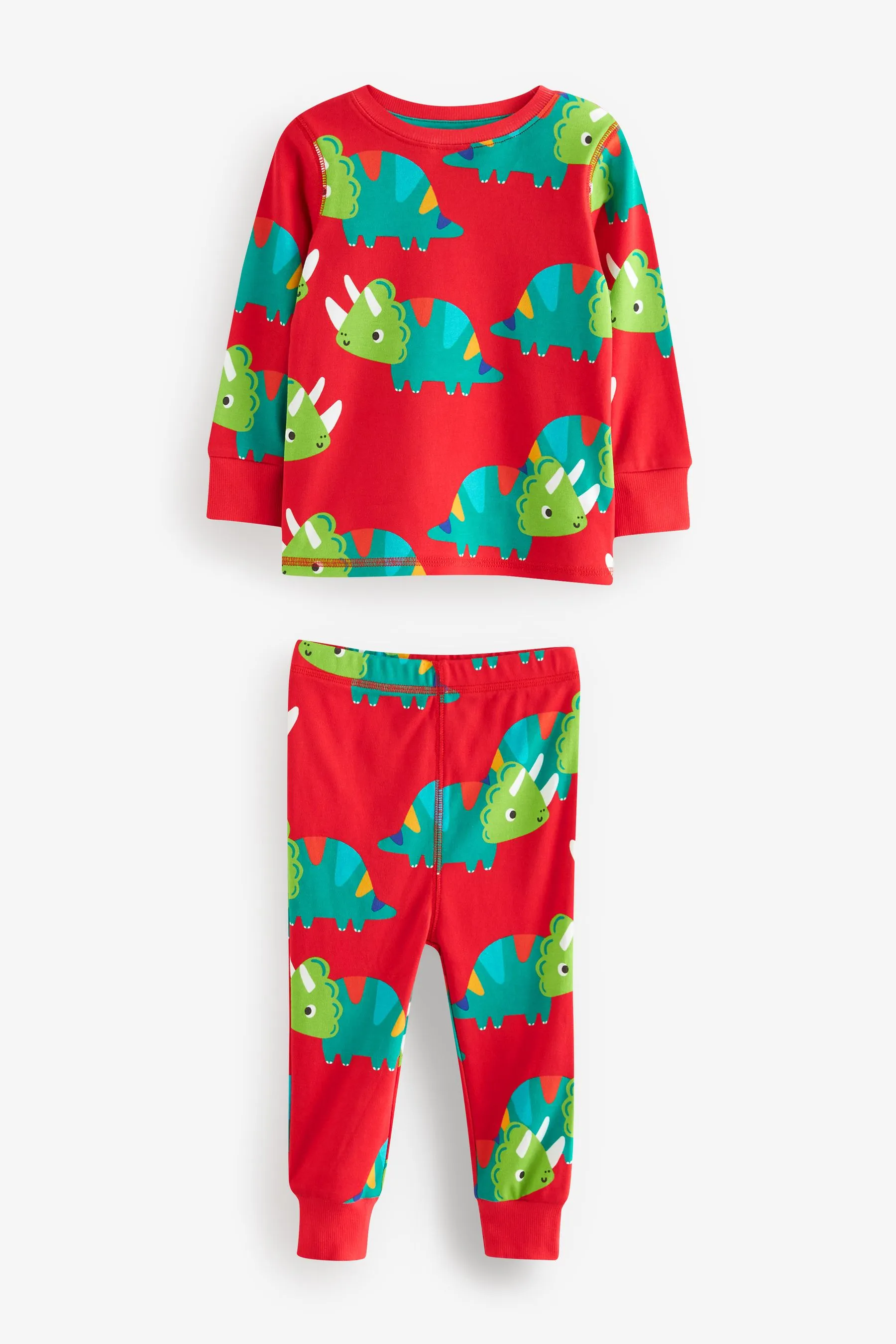 100% Cotton Long Sleeve 3 Pack Pyjamas Set (9mths-8yrs)    