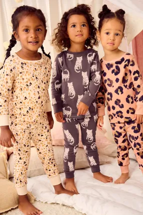100% Cotton Printed Pyjamas 3 Pack (9mths-12yrs)    