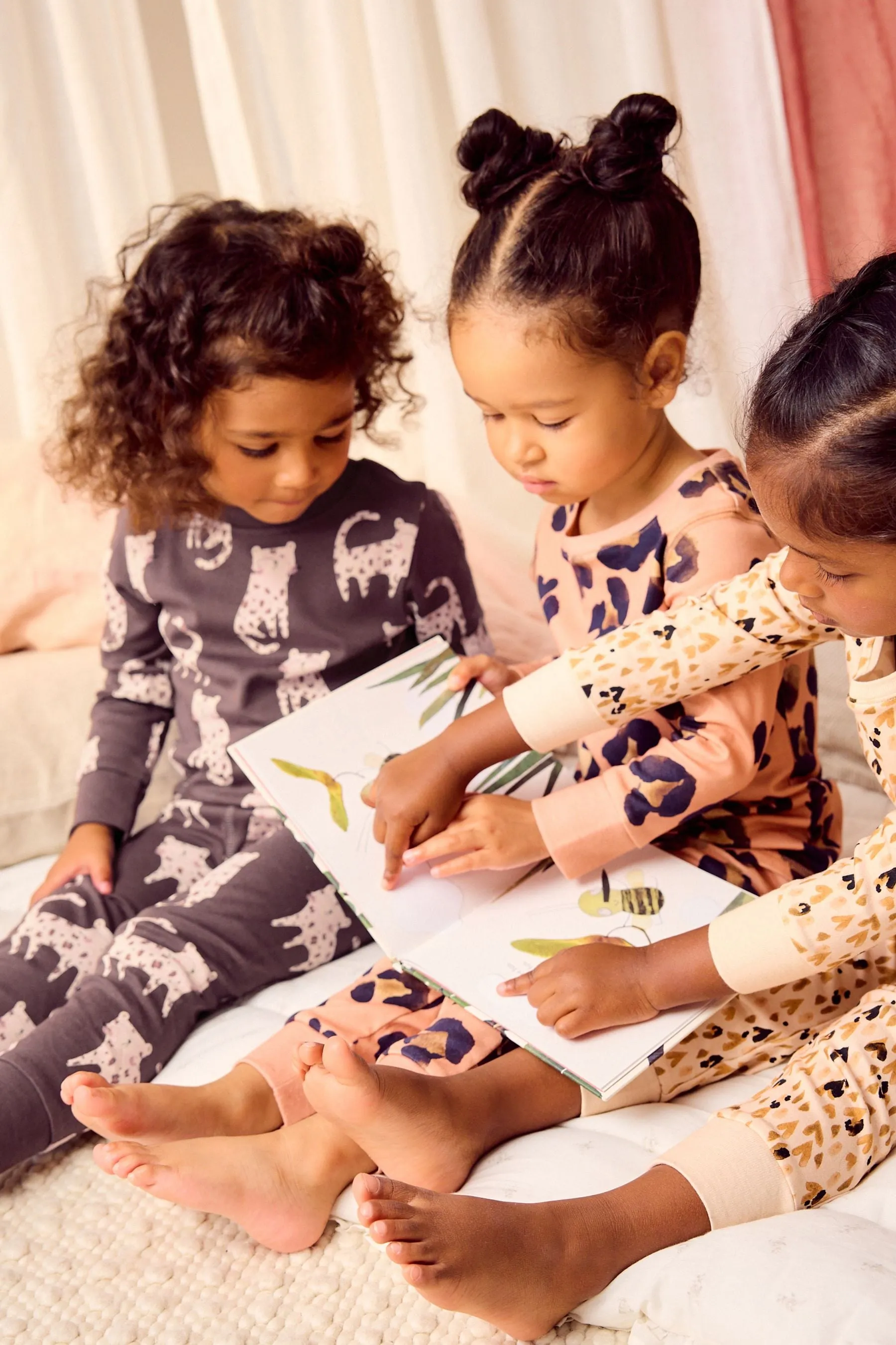 100% Cotton Printed Pyjamas 3 Pack (9mths-12yrs)    