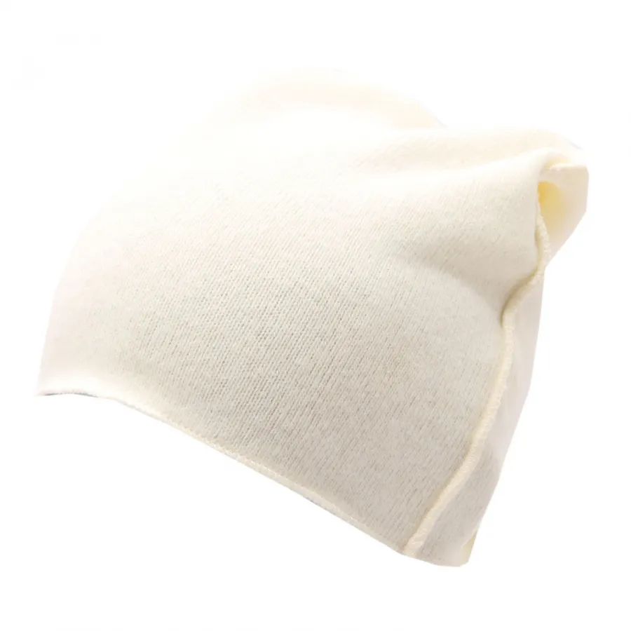 5687AE cuffia bimbo boy FRUGOO off white unisex hat kids