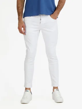 Adrexx Jean homme blanc avec chaîne