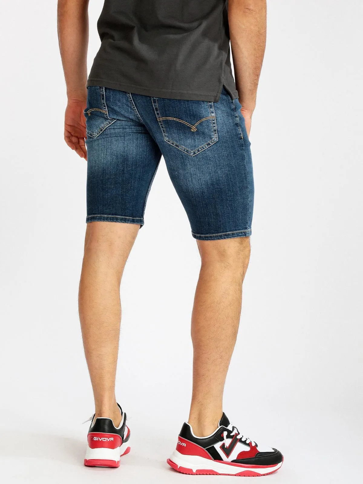 Baci & Abbracci Bermuda en jean