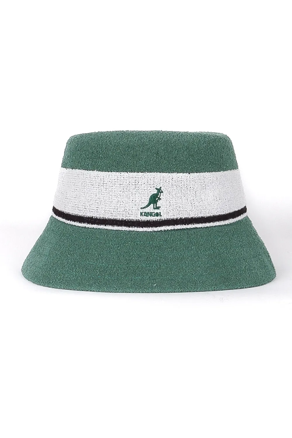 Bermuda Stripe Bucket Hat Turf Green