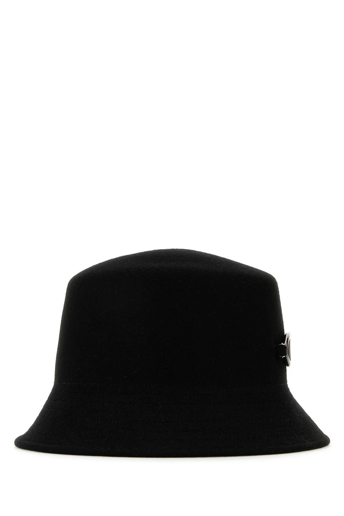 Black felt bucket hat    