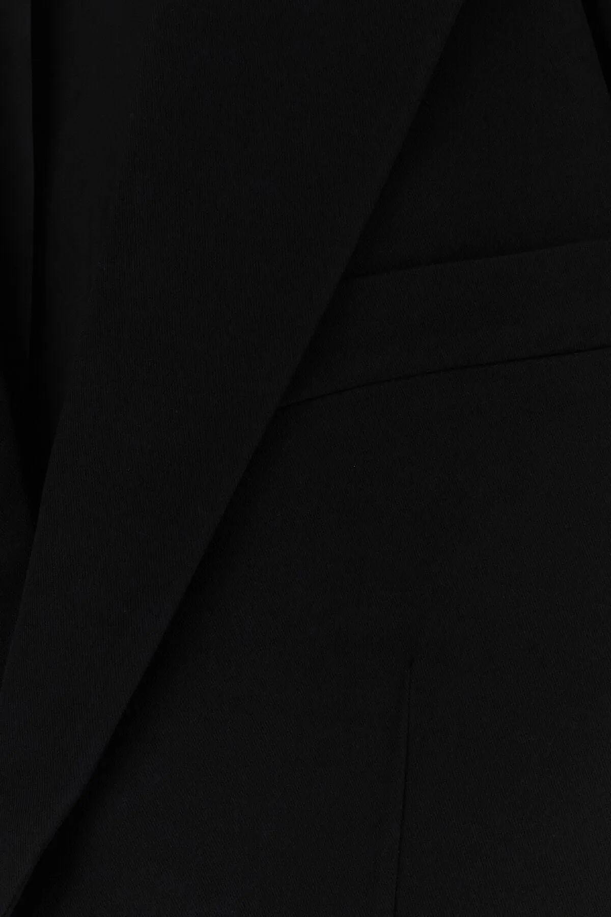 Black viscose blend blazer dress    