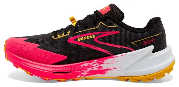 Brooks Catamount 3 Trail Shoes Black Pink Women's