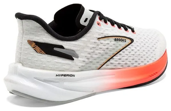 Brooks Hyperion Running Shoes White Red Men's