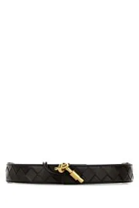 Brown leather belt     