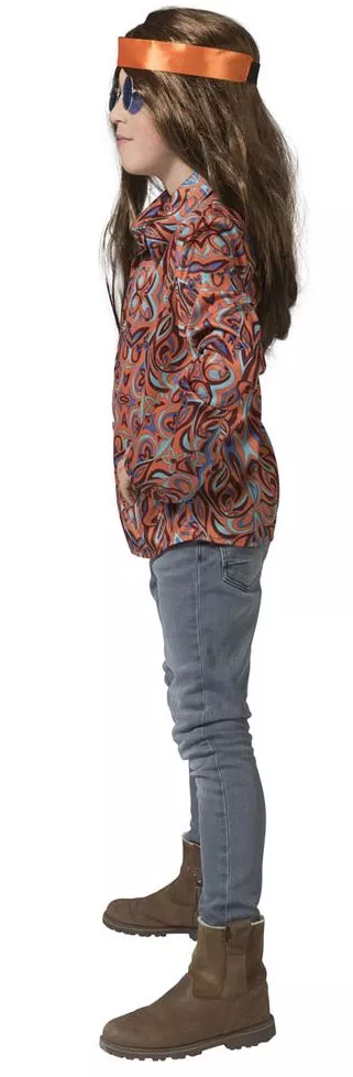 Camicia hippie Costume da ragazzo Marvin