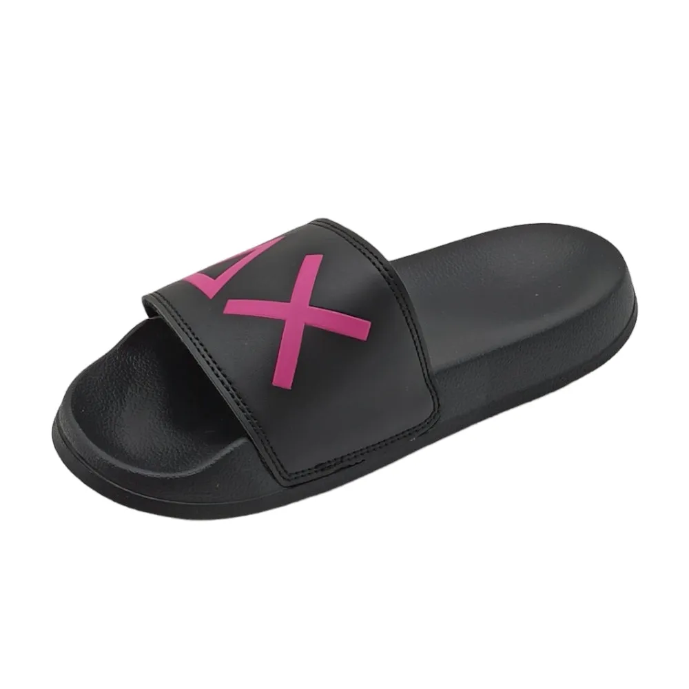 Ciabatta Donna ZX33228 Slippers logo nero
