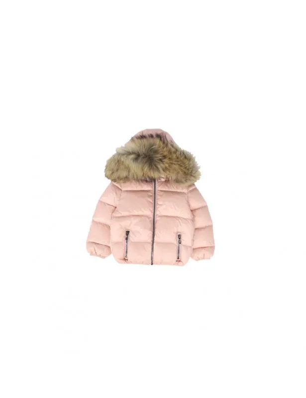 COLMAR     Giubbino rosa con dettagli logo Colmar