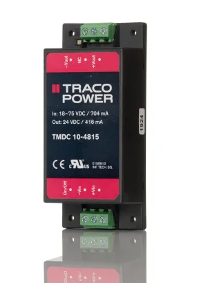 Convertitore c.c.-c.c. 10W, Vin 18 → 75 V c.c., Vout 24V cc, 3kV cc