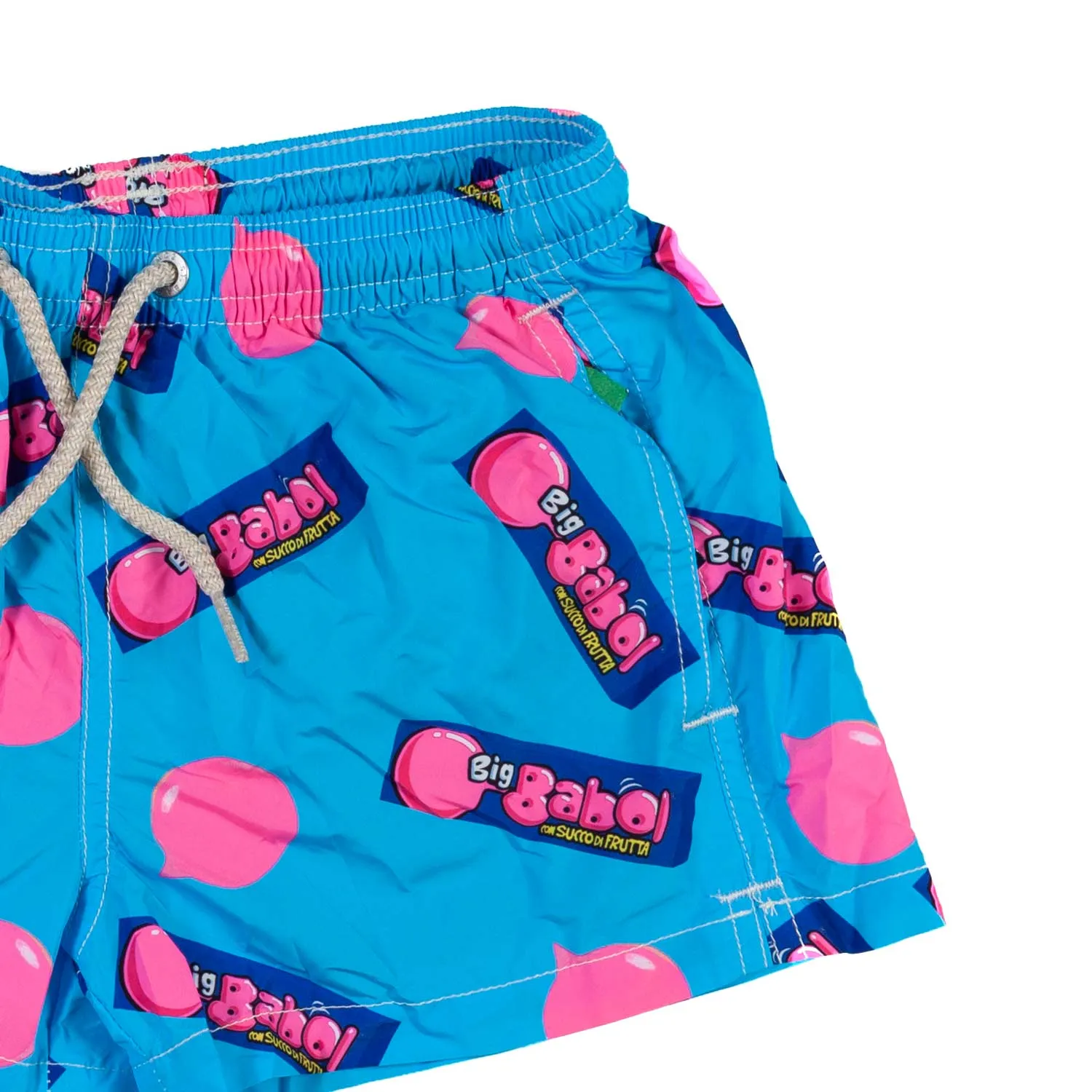Costume Boxer Azzurro Con Stampe Big Babol