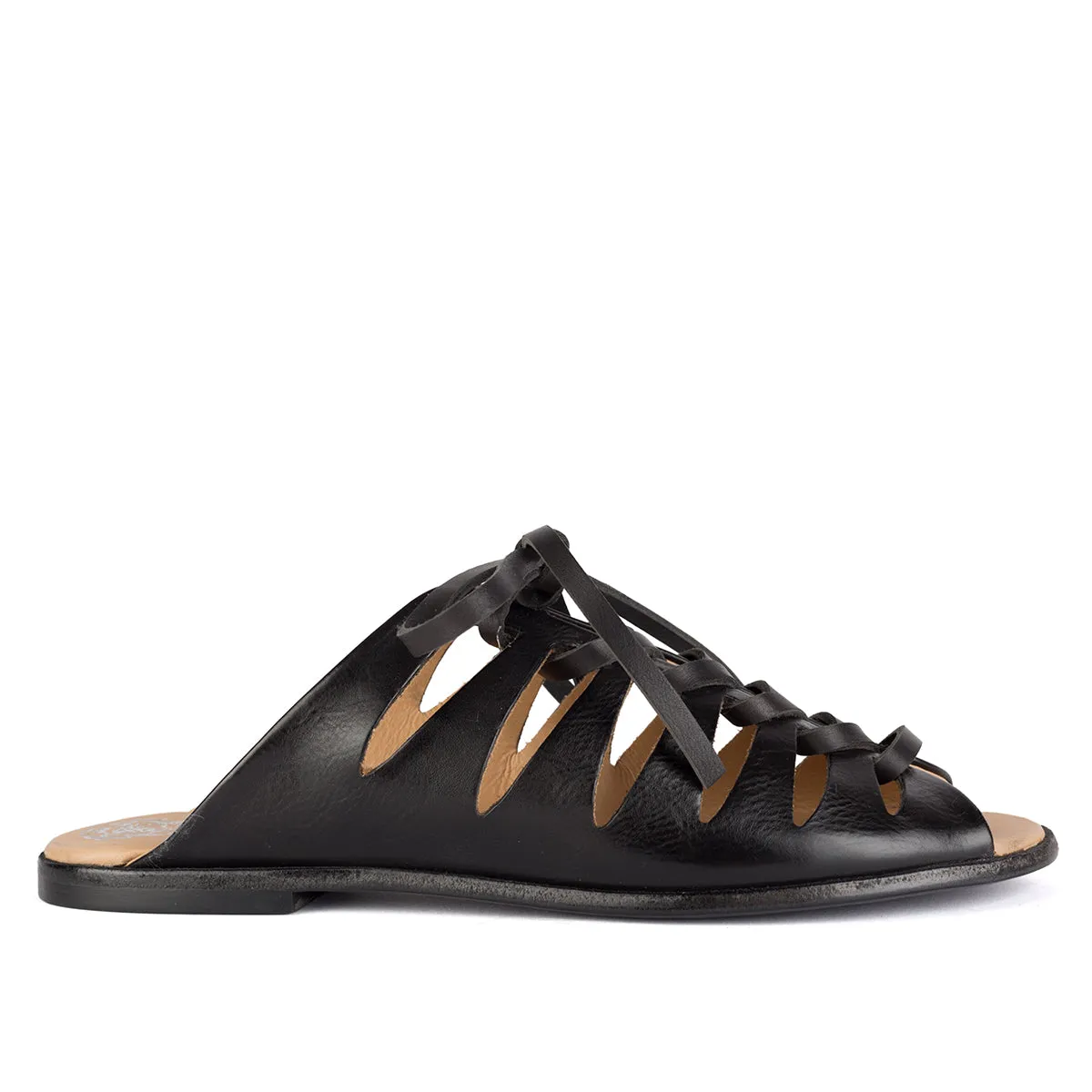 DUNIA 80027  Black slippers