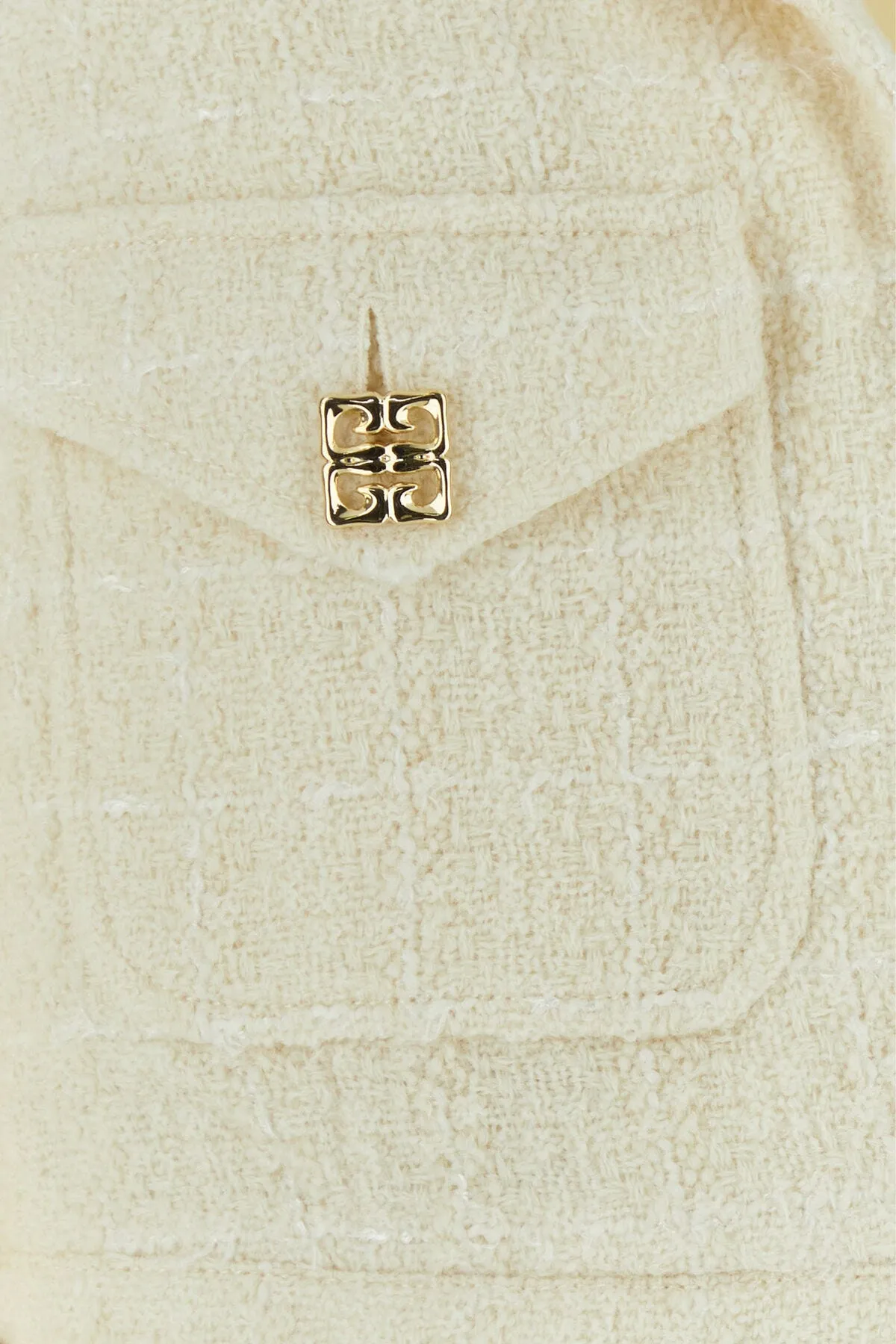 Ivory teed blazer    