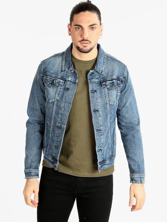 Johnny Looper Veste en jean pour homme