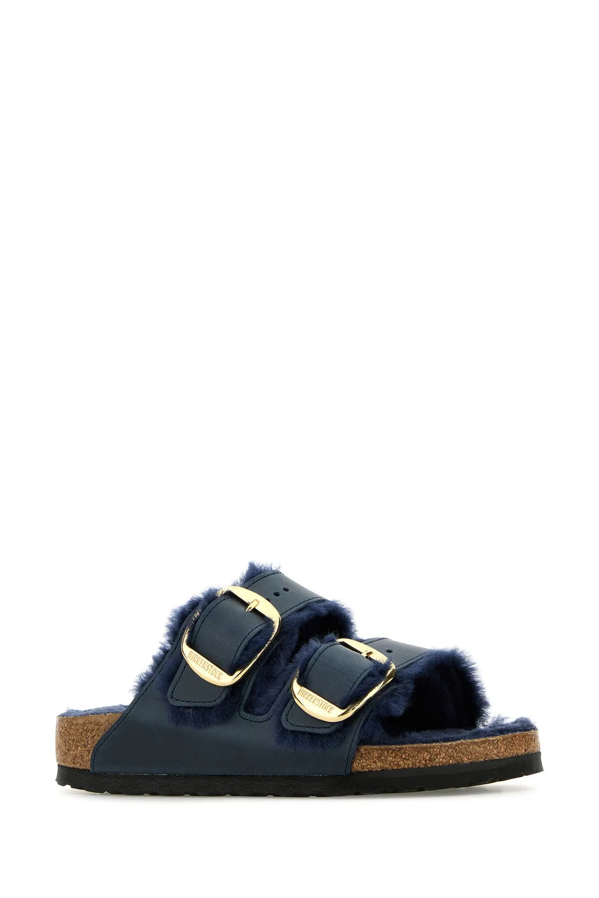 Midnight blue suede Arizona slippers     