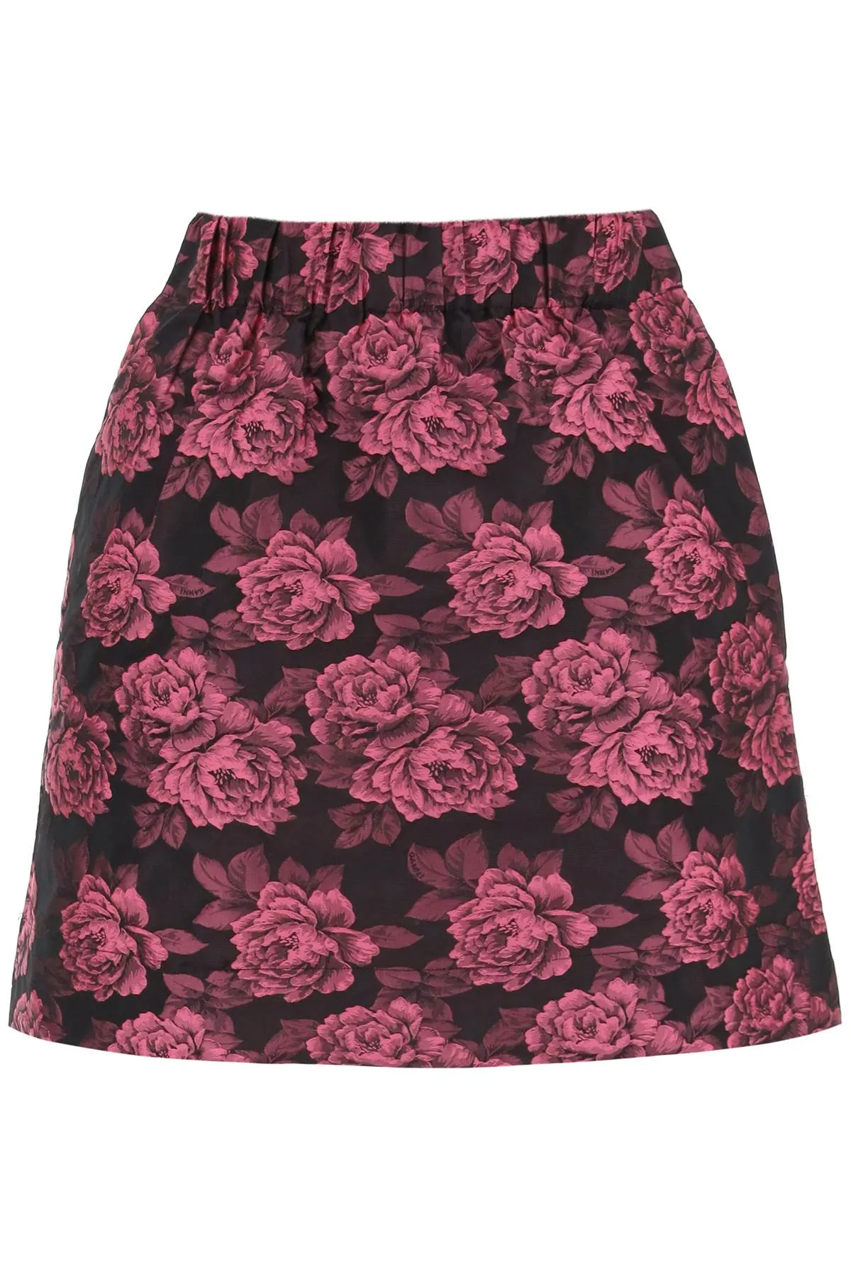 Minigonna In Jacquard Floreale