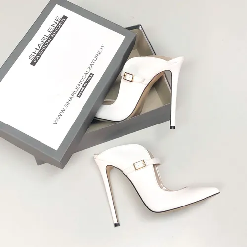 SABOT PELLE BIANCA – COD. 23428 