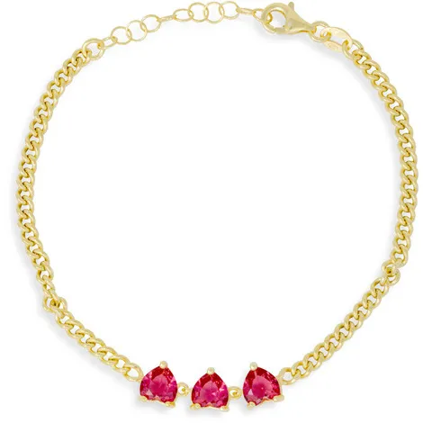 SARNIORO Bracciale tre cuori SarniOro