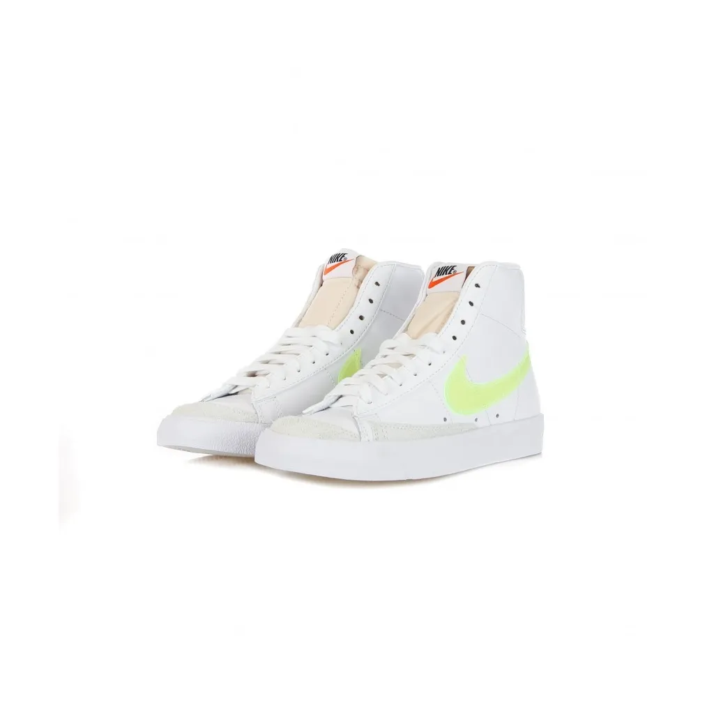 scarpa alta donna w blazer mid 77 essential WHITE/VOLT/ORANGE/BLACK