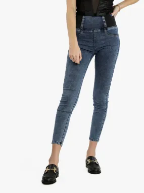 Sexy Sense Jean skinny femme taille haute élastique